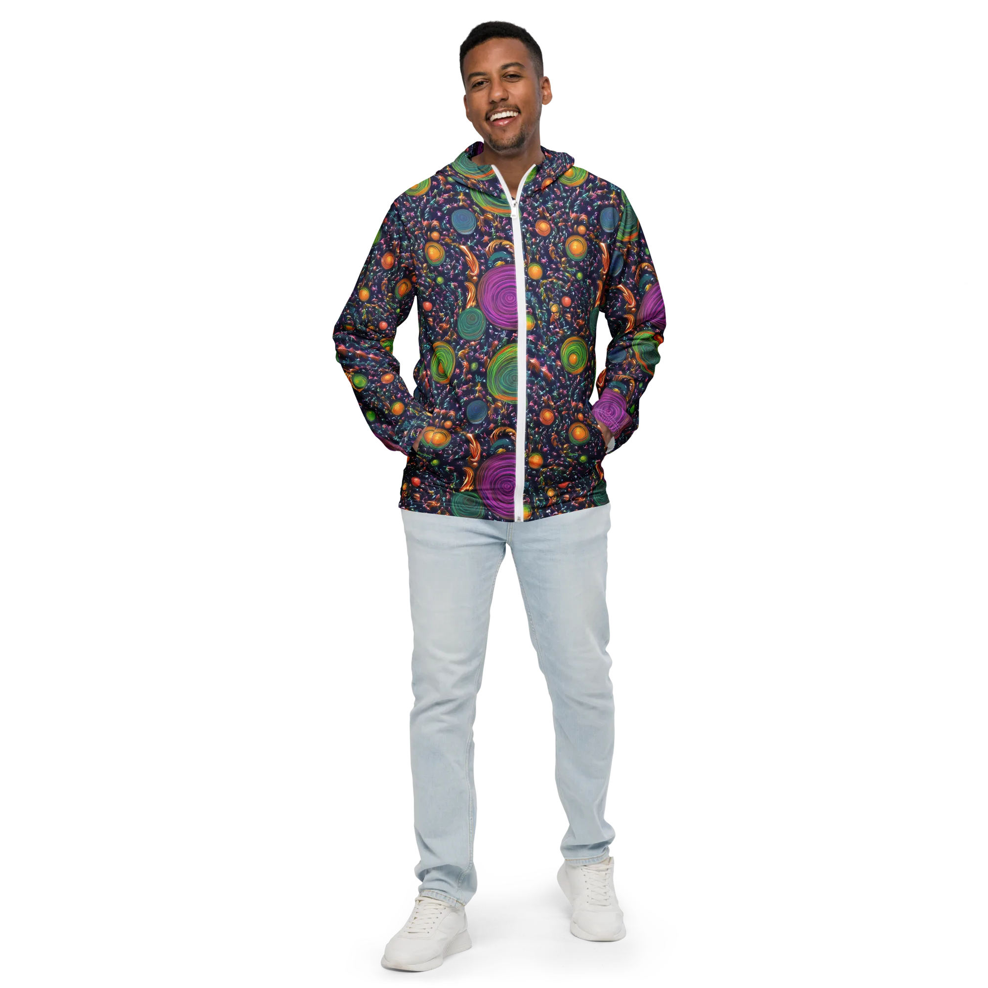 Solar Reverie on Men's Windbreaker — Front
