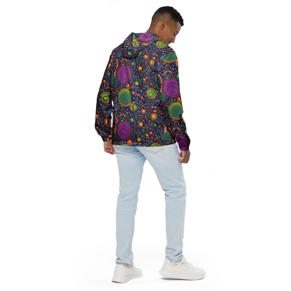 Solar Reverie on Men's Windbreaker — Back