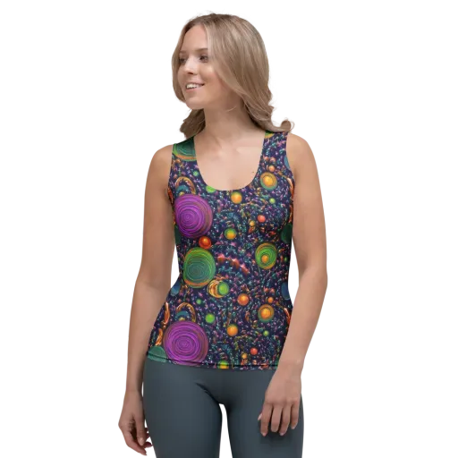 Solar Reverie on a Women's Tank Top