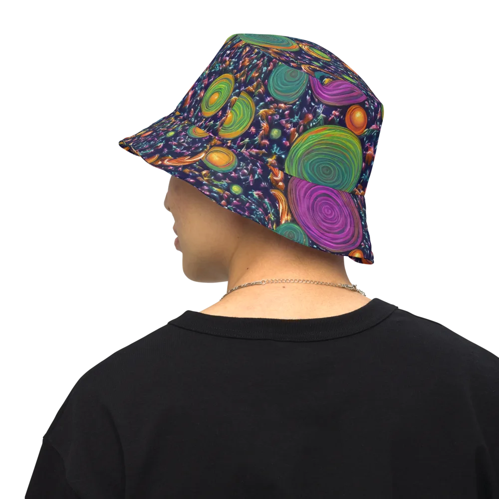 Solar Reverie on Reversible Bucket Hat — Back Inside