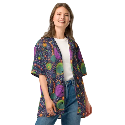 Solar Reverie on a Button Shirt