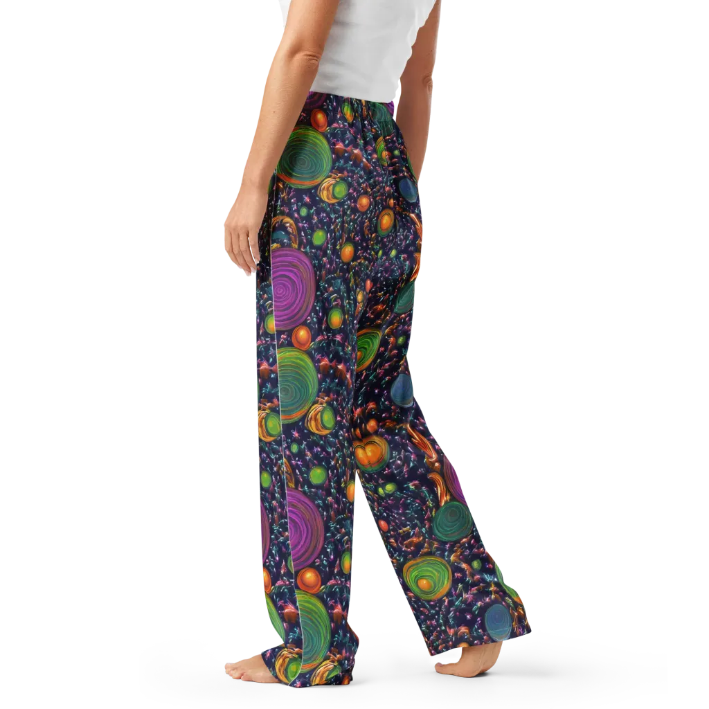 Solar Reverie on Women's Pajama Pants — Left