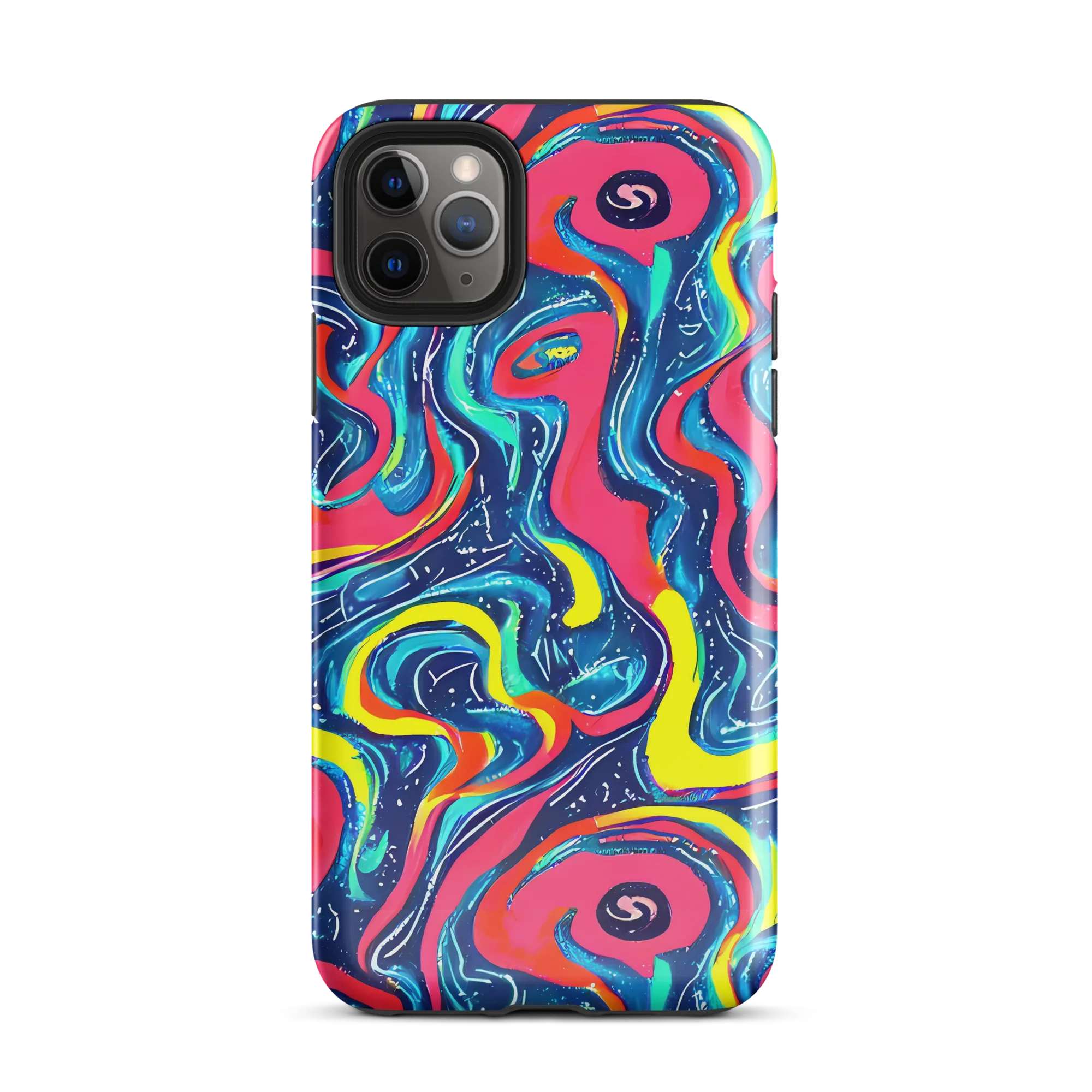 Electric Inkblot on Tough Case for iPhone® — Front