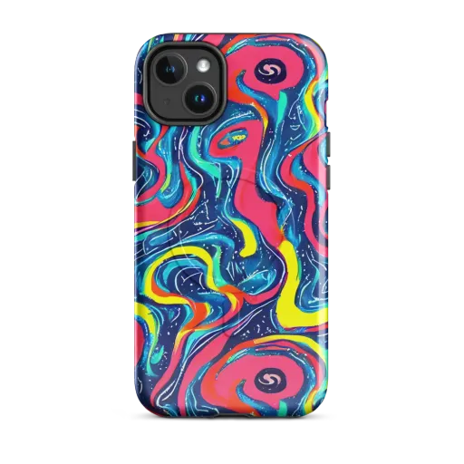 Electric Inkblot on a MagSafe Tough Case for iPhone®