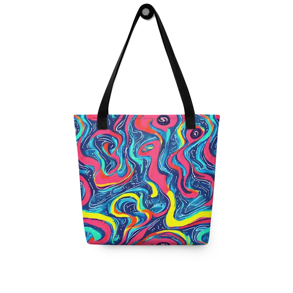 Electric Inkblot on Tote Bag — Front
