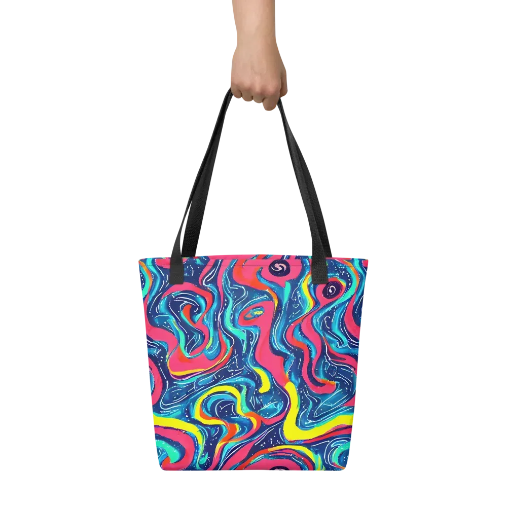 Electric Inkblot on Tote Bag — Front