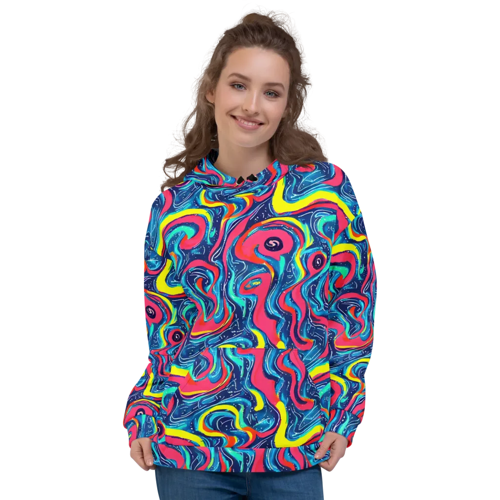 Electric Inkblot on Hoodie — Front