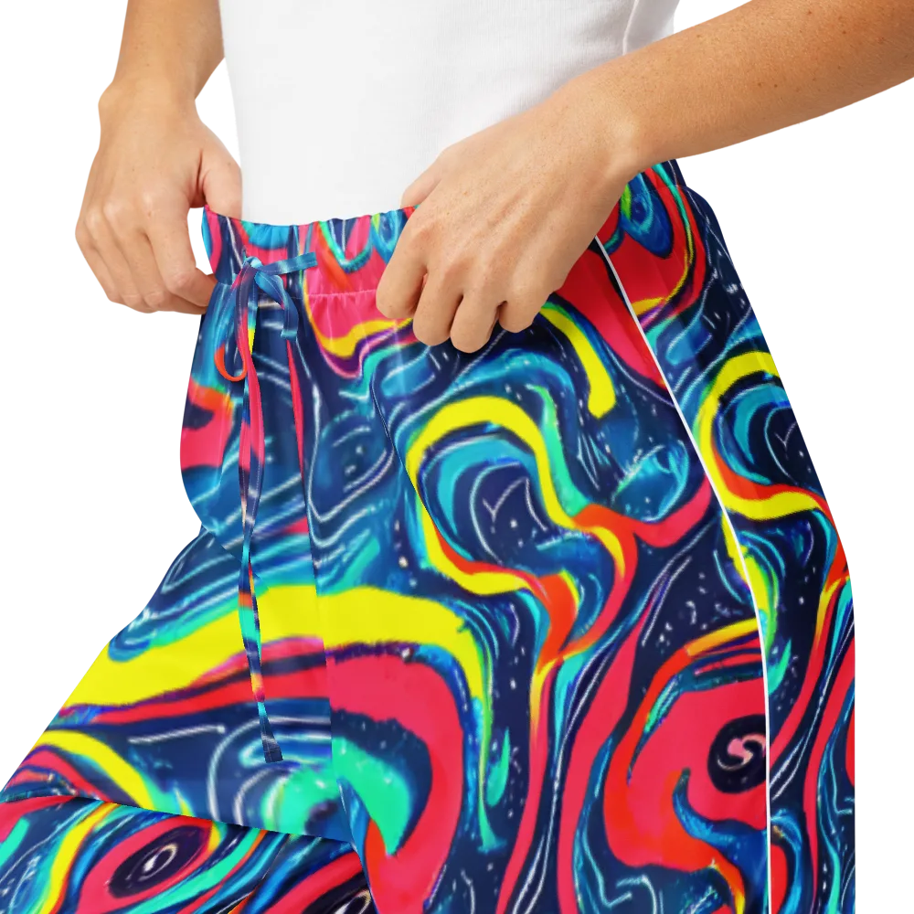 Electric Inkblot on Women's Pajama Pants — Product details