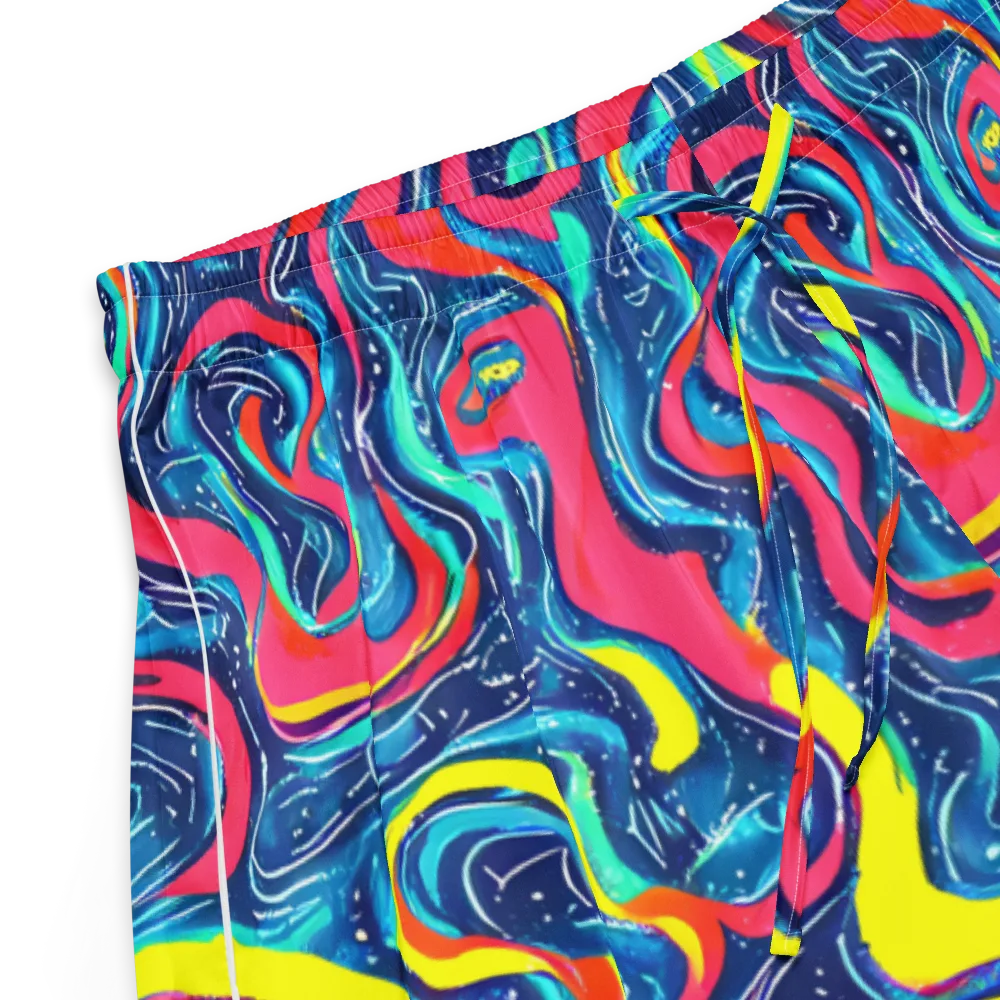 Electric Inkblot on Women's Pajama Shorts — Product details