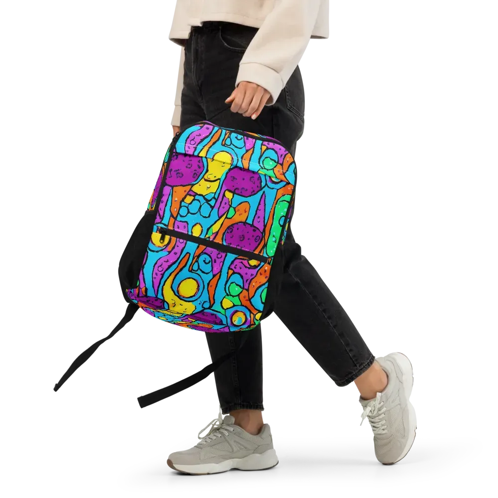 Chromatic Playground on Utility Backpack — Front