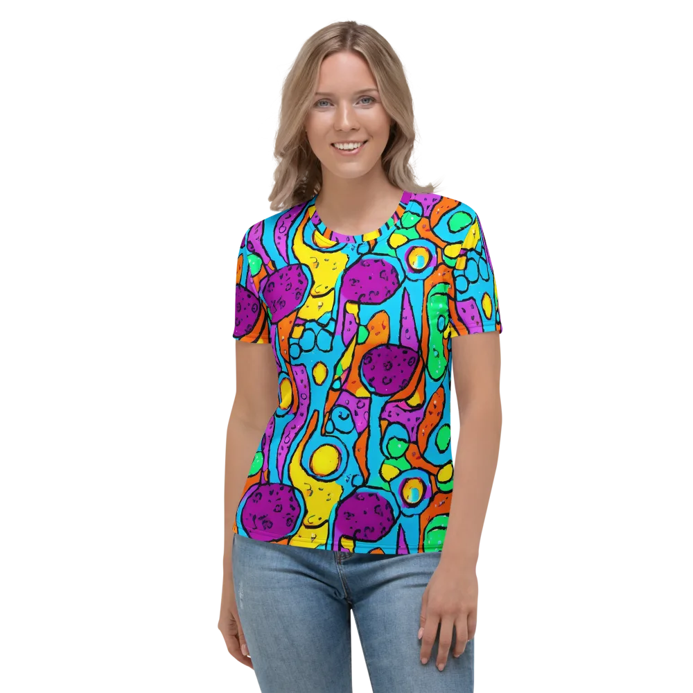Chromatic Playground on Women's Crew Neck T-Shirt — Front