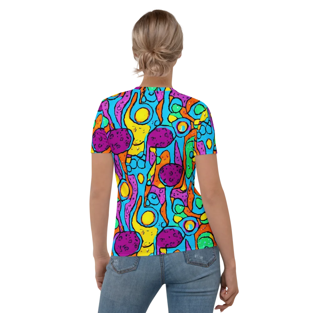 Chromatic Playground on Women's Crew Neck T-Shirt — Back