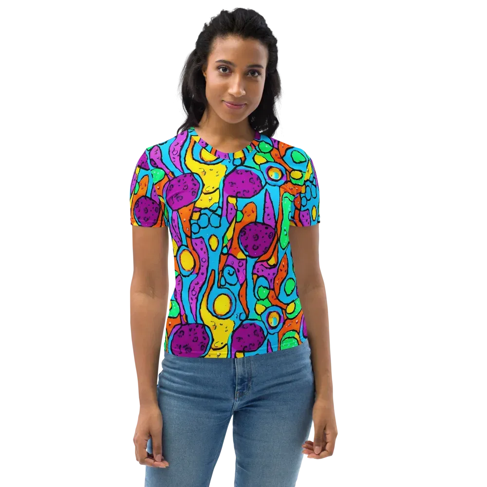 Chromatic Playground on Women's Crew Neck T-Shirt — Front