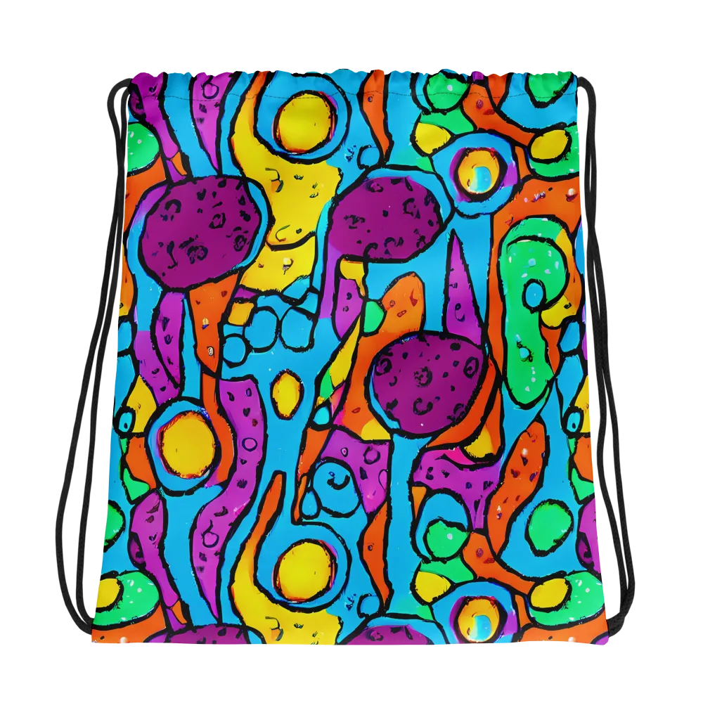 Chromatic Playground on Drawstring Bag — Photo