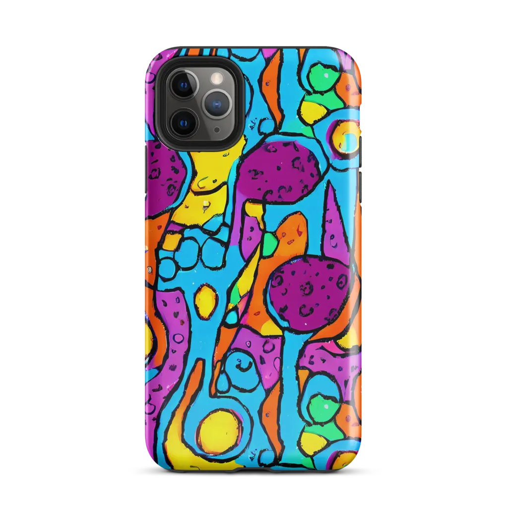 Chromatic Playground on Tough Case for iPhone® — Front