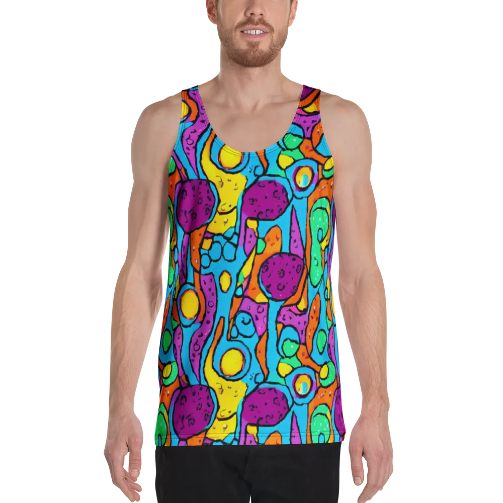 Chromatic Playground on Men's Tank Top — Front