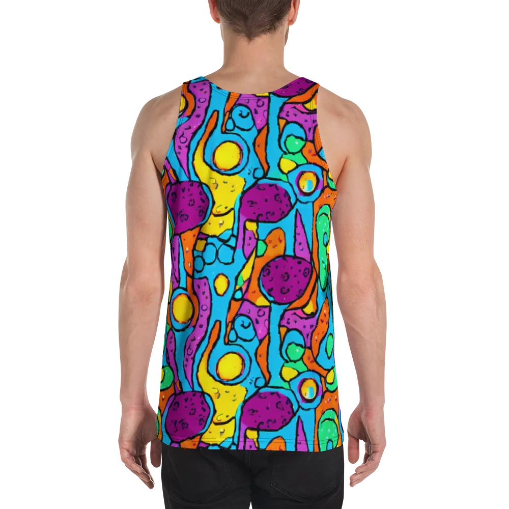 Chromatic Playground on Men's Tank Top — Back