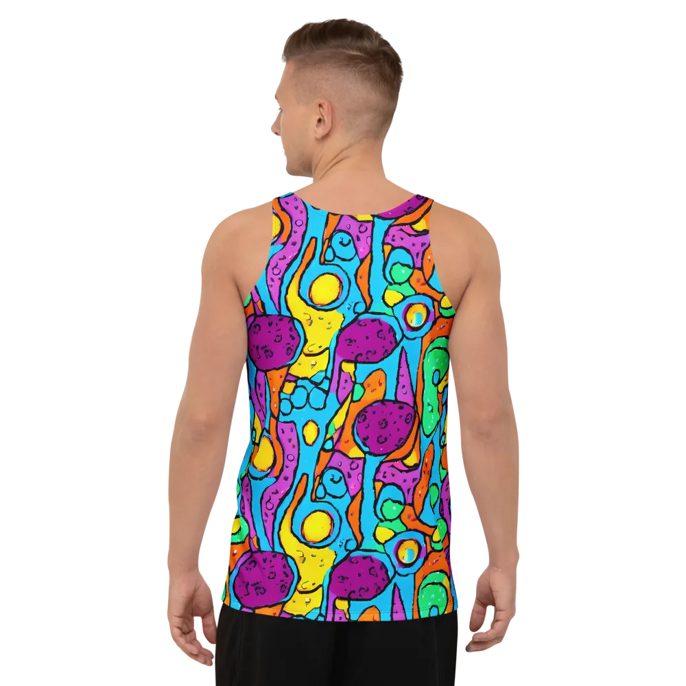 Chromatic Playground on Men's Tank Top — Back