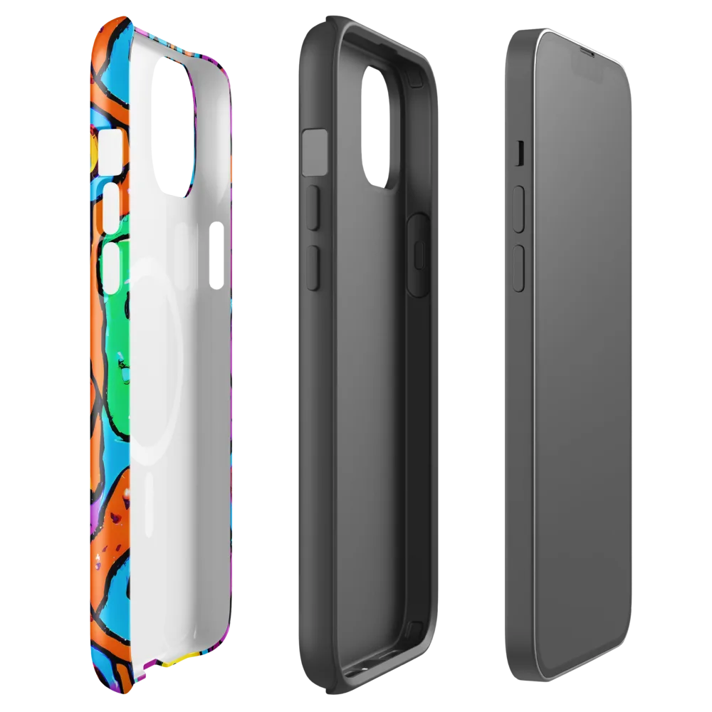 Chromatic Playground on MagSafe Tough Case for iPhone® — Front