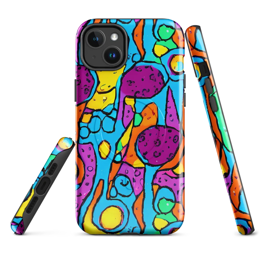 Chromatic Playground on MagSafe Tough Case for iPhone® — Front