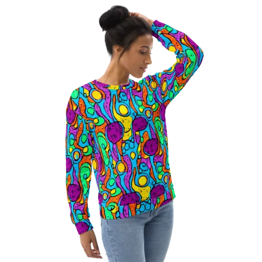 Chromatic Playground on a Sweatshirt