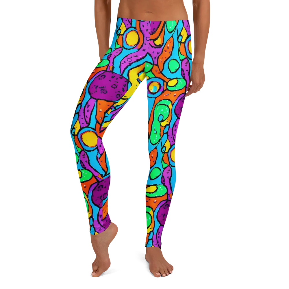 Chromatic Playground on Leggings — Front