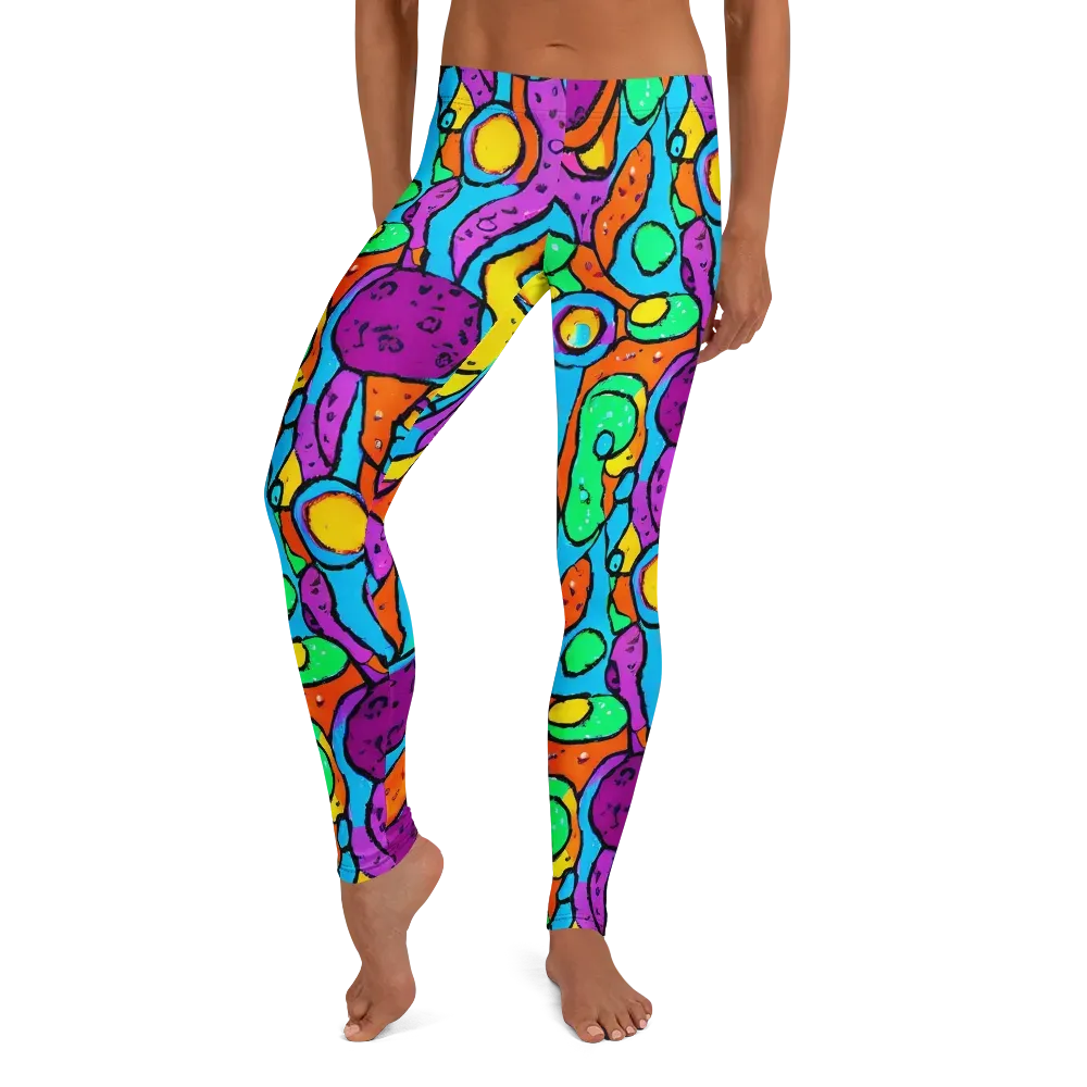 Chromatic Playground on Leggings — Front