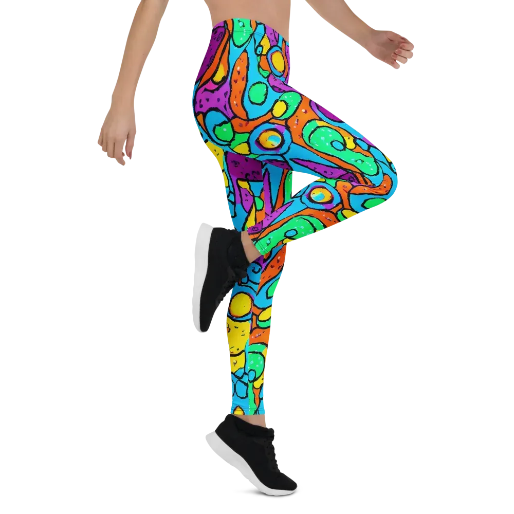 Chromatic Playground on Leggings — Right