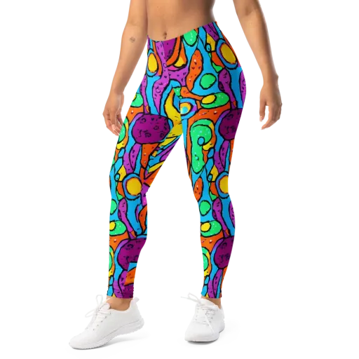 Chromatic Playground on a Leggings