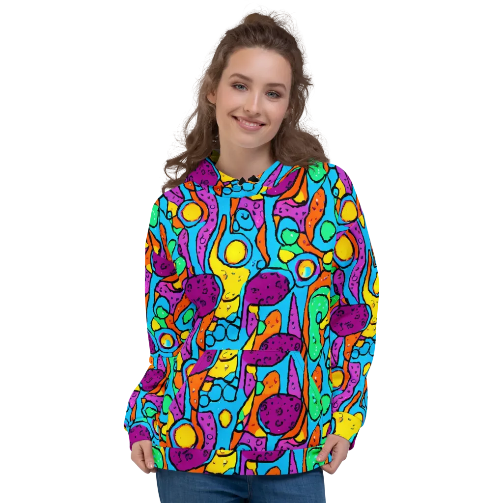 Chromatic Playground on Hoodie — Front