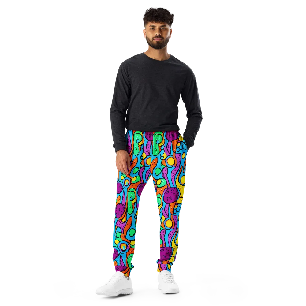 Chromatic Playground on Men's Joggers — Front