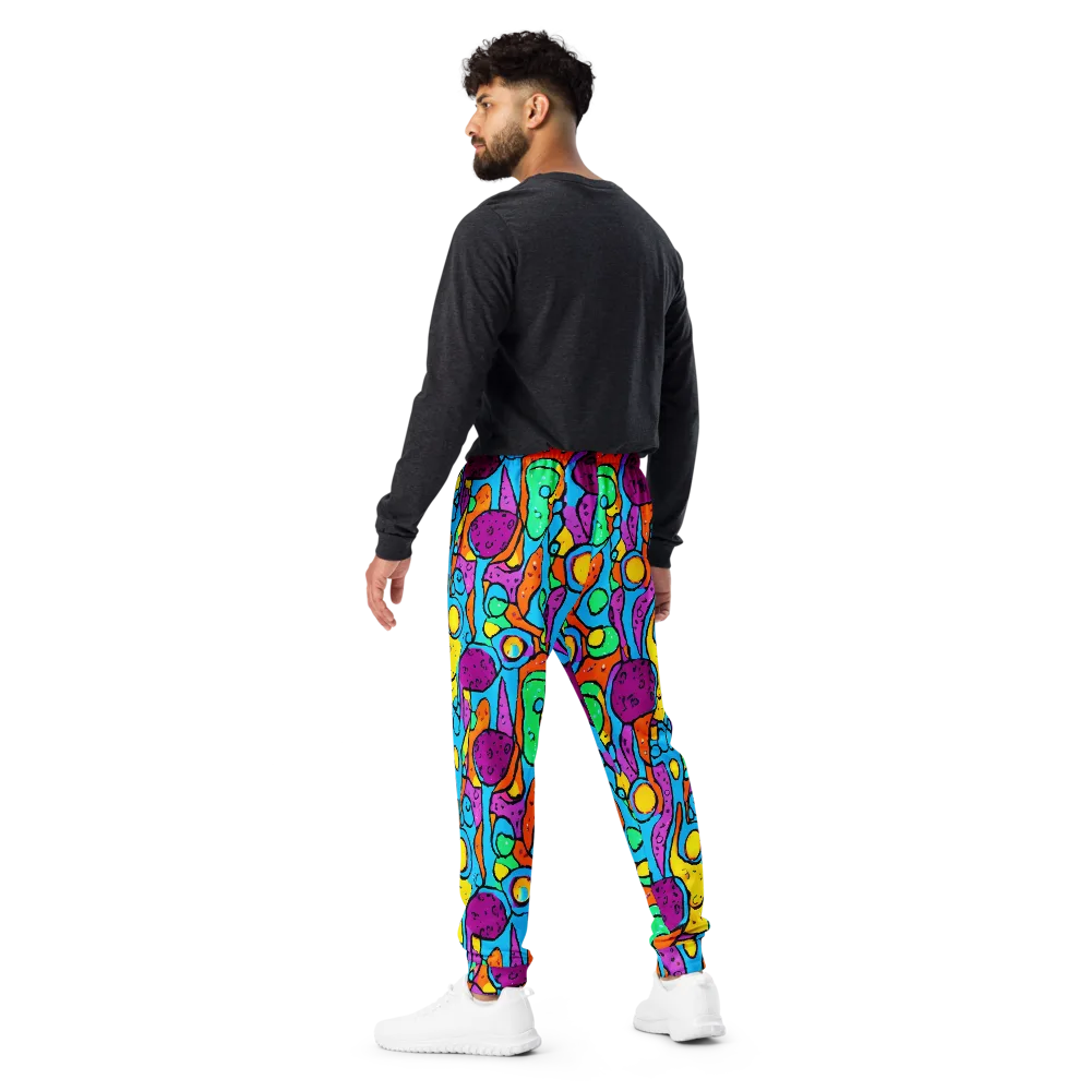Chromatic Playground on Men's Joggers — Back