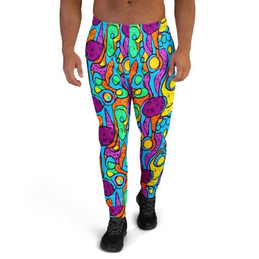 Chromatic Playground on a Men's Joggers