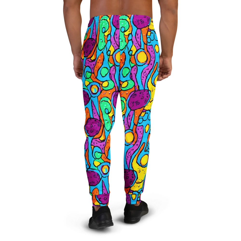 Chromatic Playground on Men's Joggers — Back