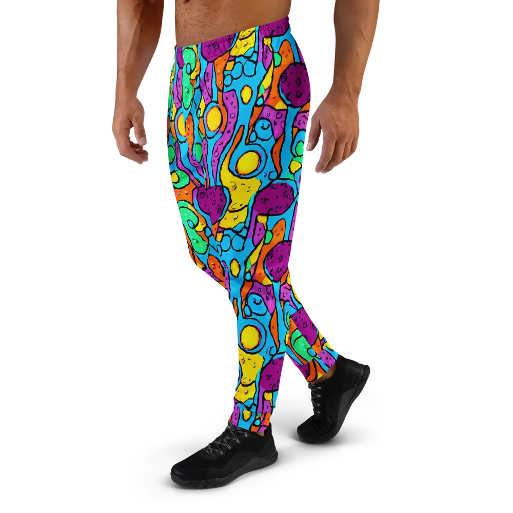 Chromatic Playground on Men's Joggers — Left