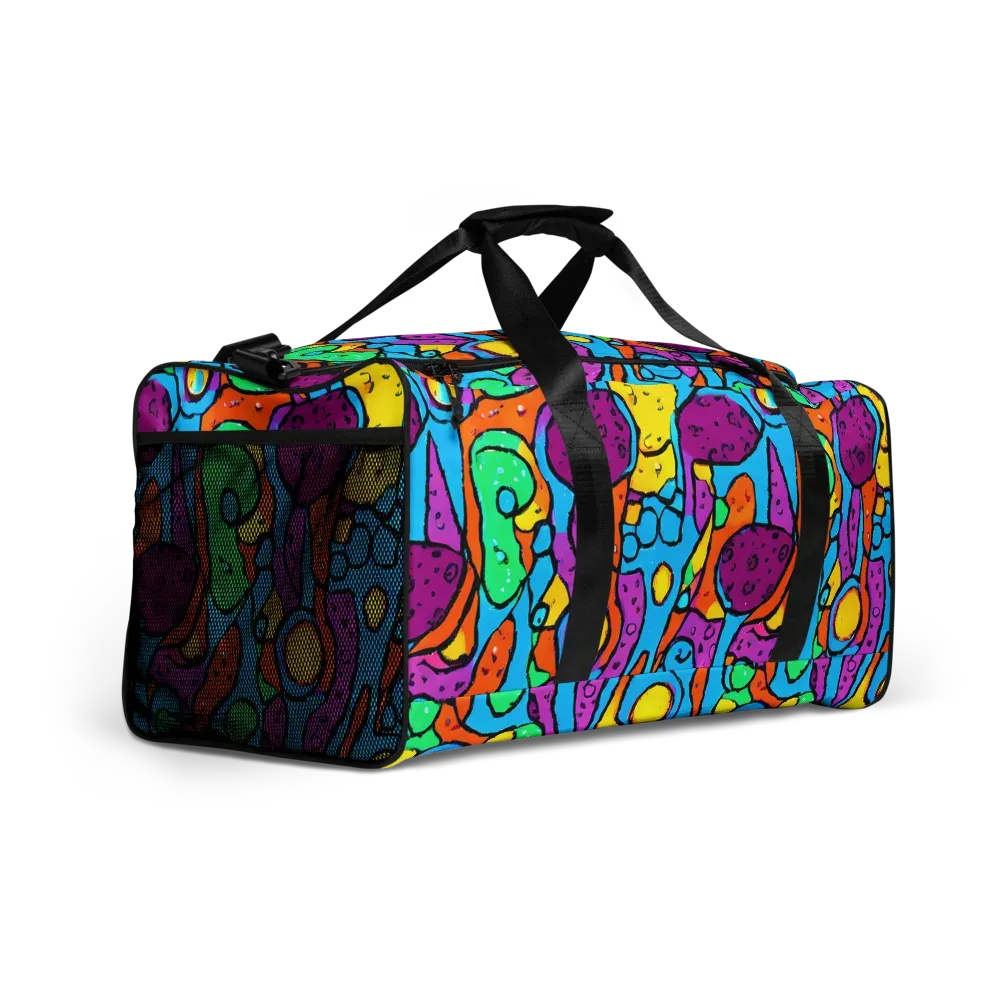 Chromatic Playground on Duffle Bag — Right Front