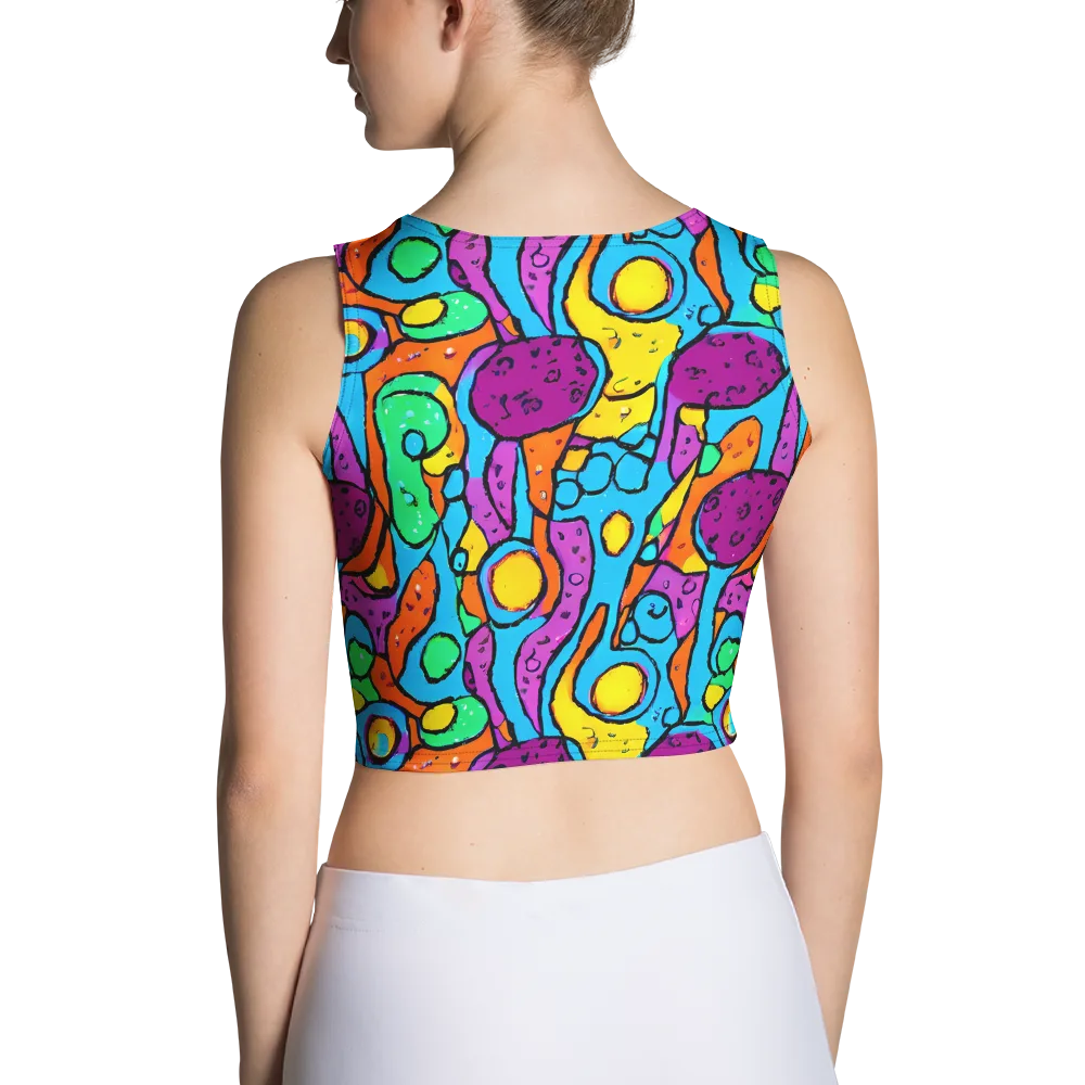Chromatic Playground on Crop Top — Back