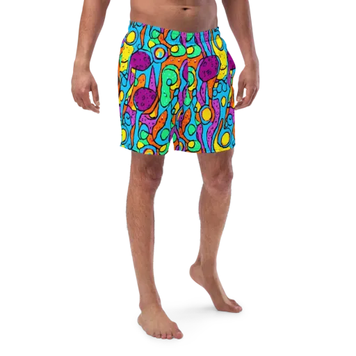 Chromatic Playground on a Swim Trunks