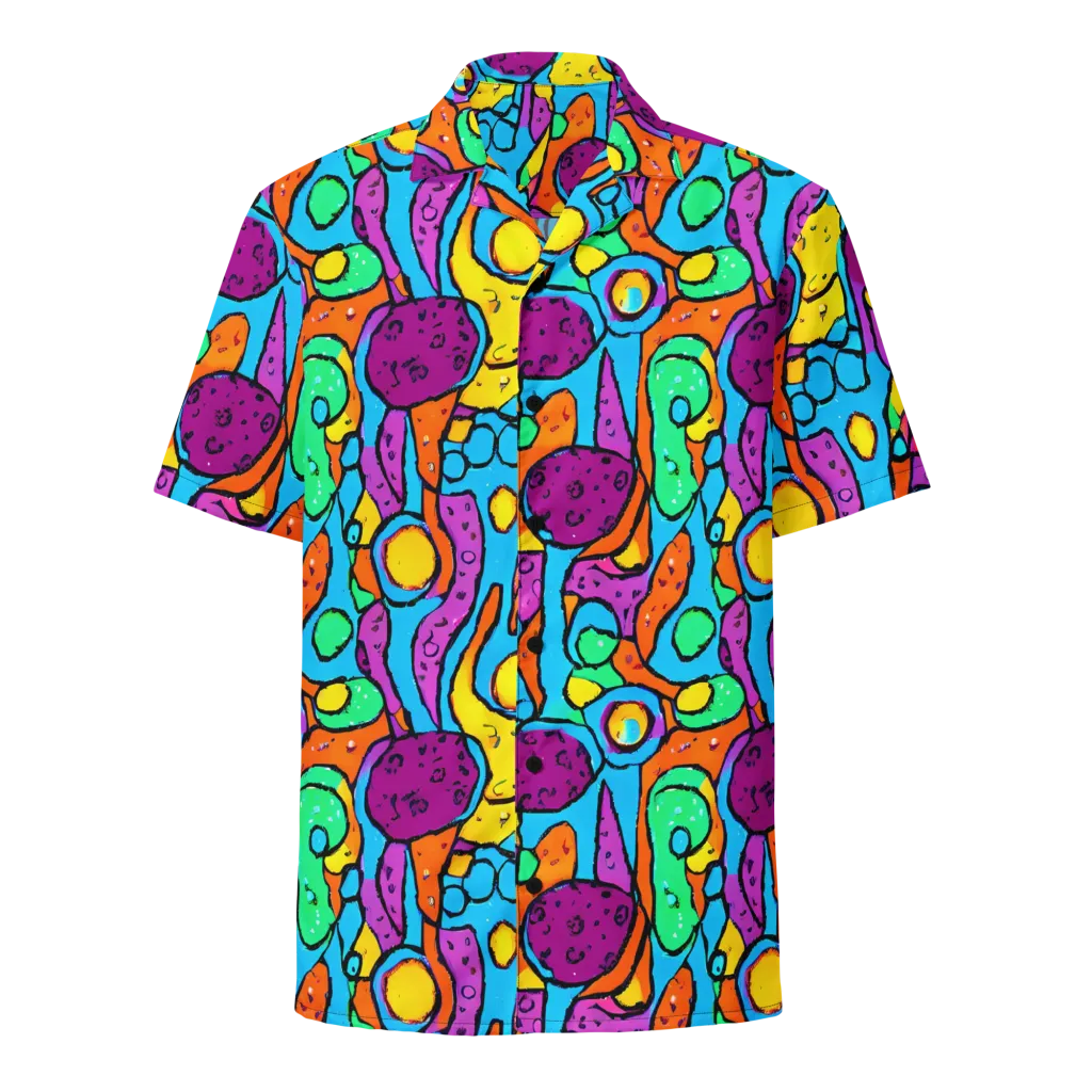 Chromatic Playground on Button Shirt — Front