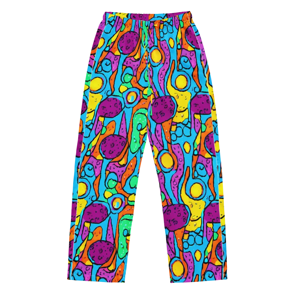 Chromatic Playground on Women's Pajama Pants — Front