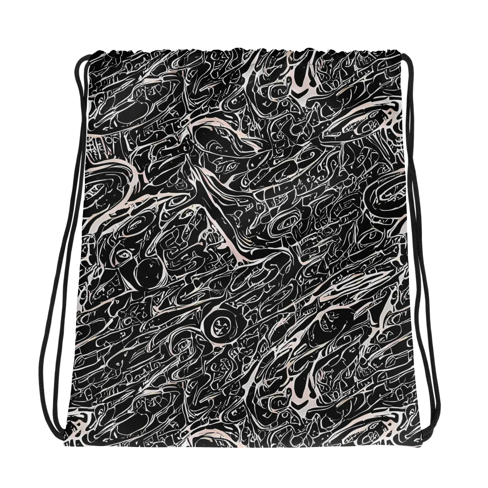 Ink Noir on Drawstring Bag — Photo