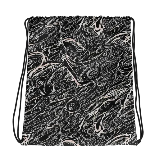 Ink Noir on a Drawstring Bag