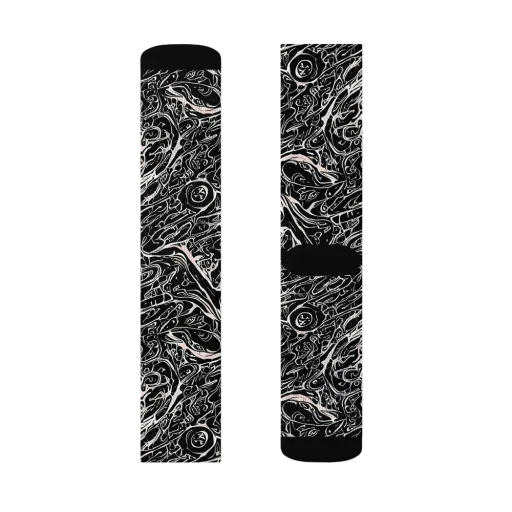 Ink Noir on a Socks