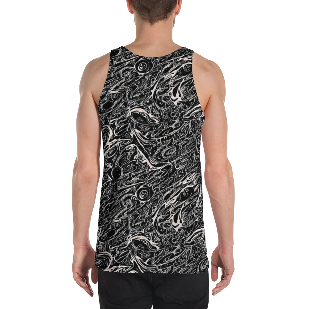 Ink Noir on Men's Tank Top — Back