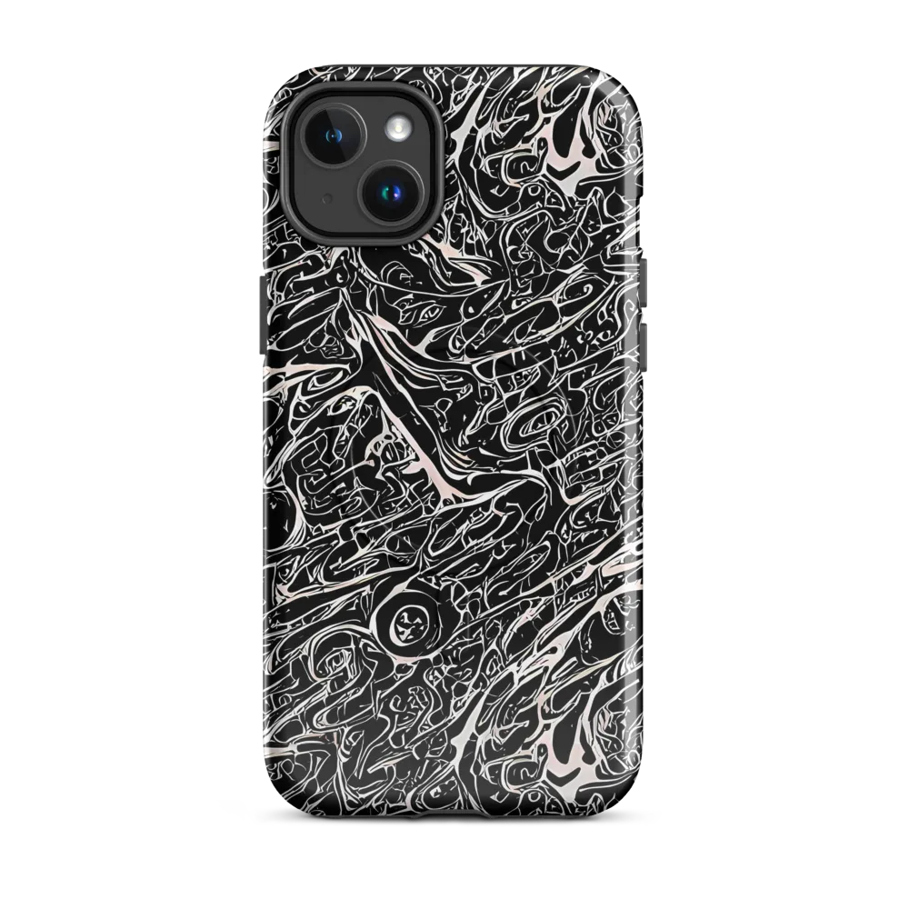 Ink Noir on MagSafe Tough Case for iPhone® — Front