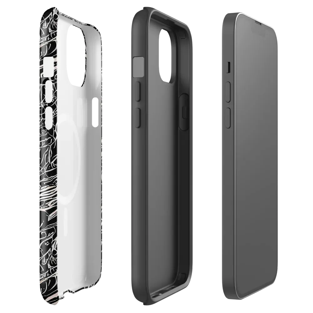 Ink Noir on MagSafe Tough Case for iPhone® — Front