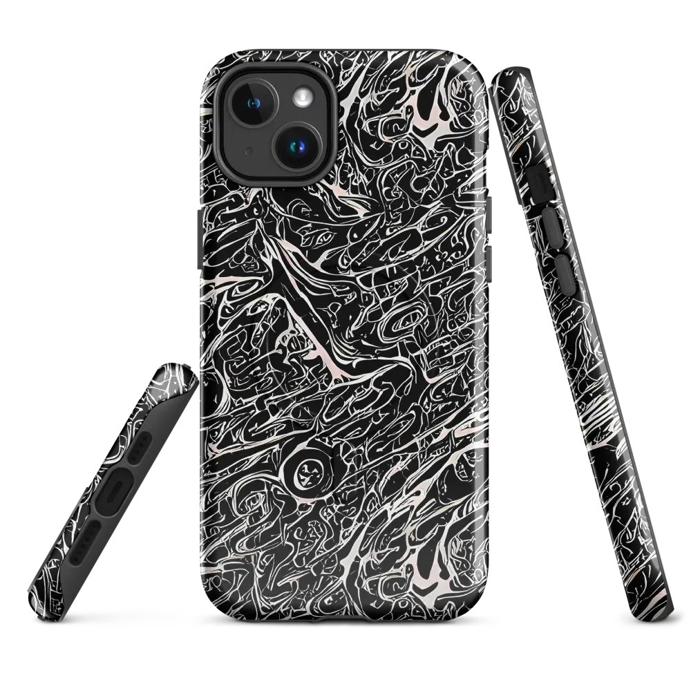 Ink Noir on MagSafe Tough Case for iPhone® — Front