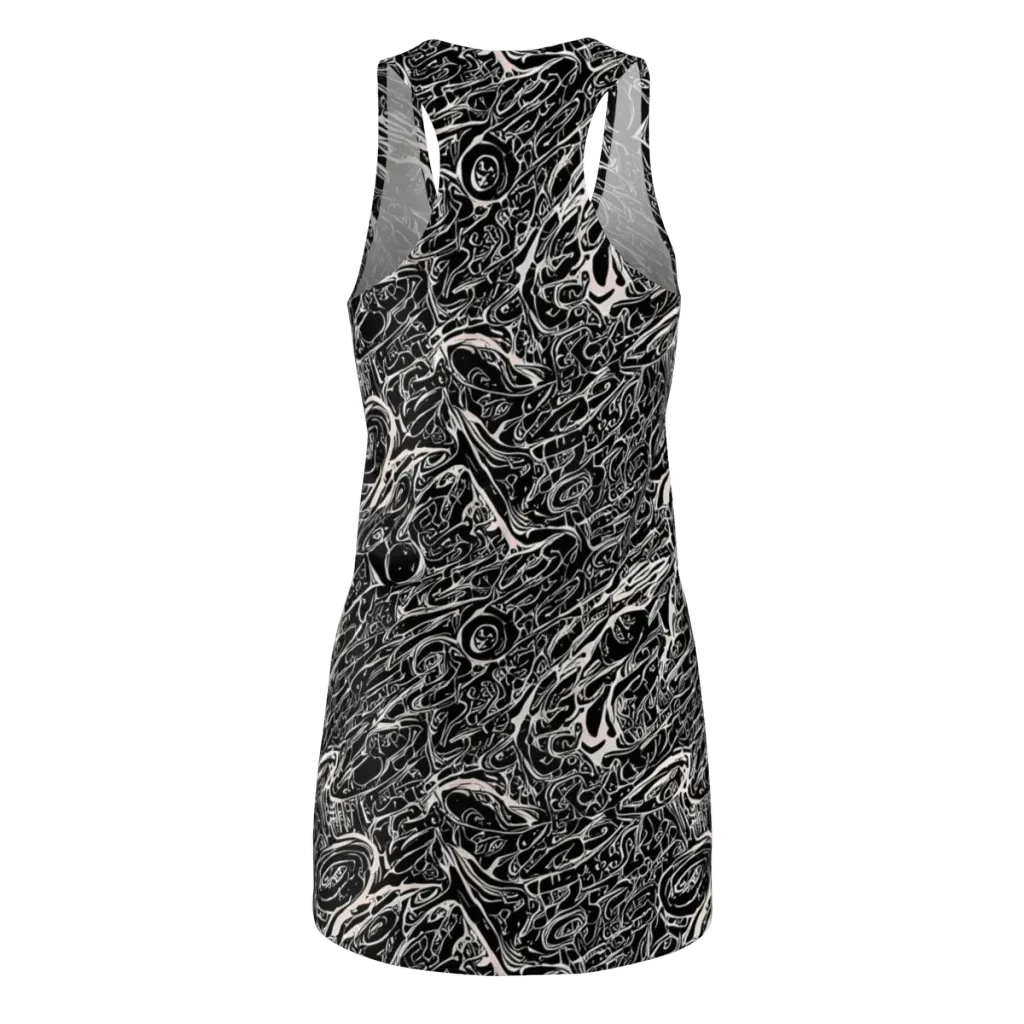 Ink Noir on Racerback Dress — Back