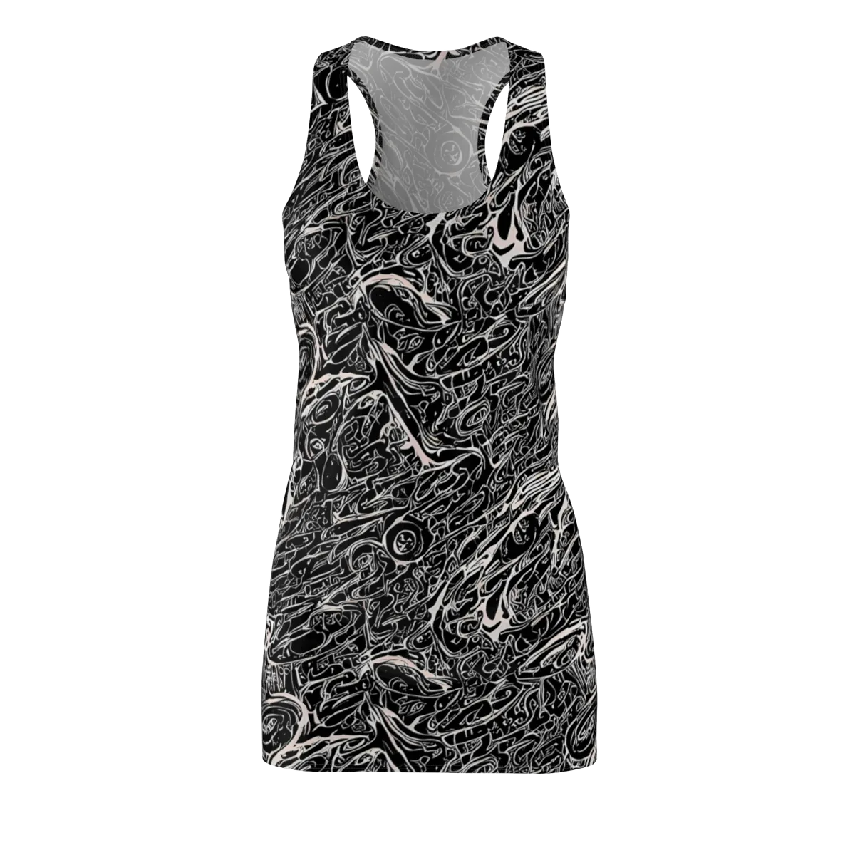 Ink Noir on Racerback Dress — Front