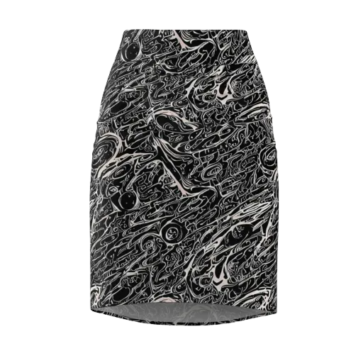 Ink Noir on a Pencil Skirt